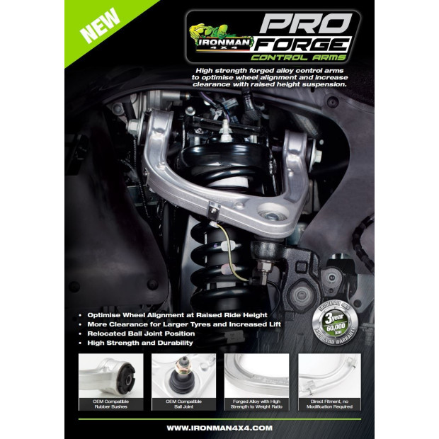 Paire de triangles supérieurs forgés IRONMAN UCA074FA-2 