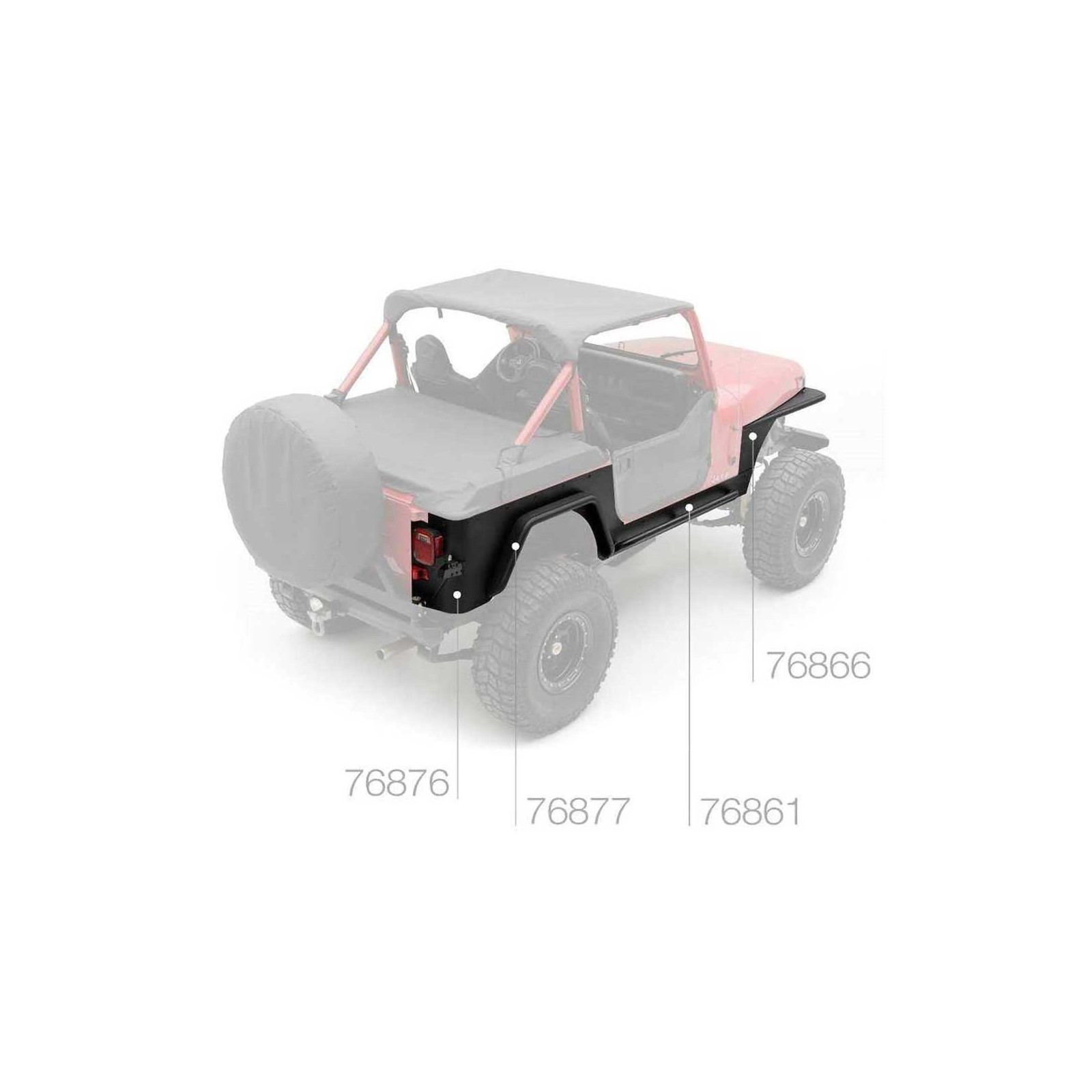 SMITTYBILT 76877 